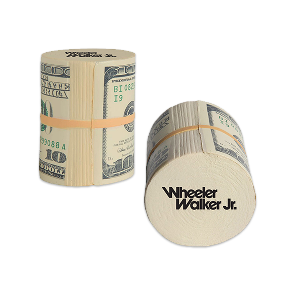 Logo Money Wad Stress Reliever
