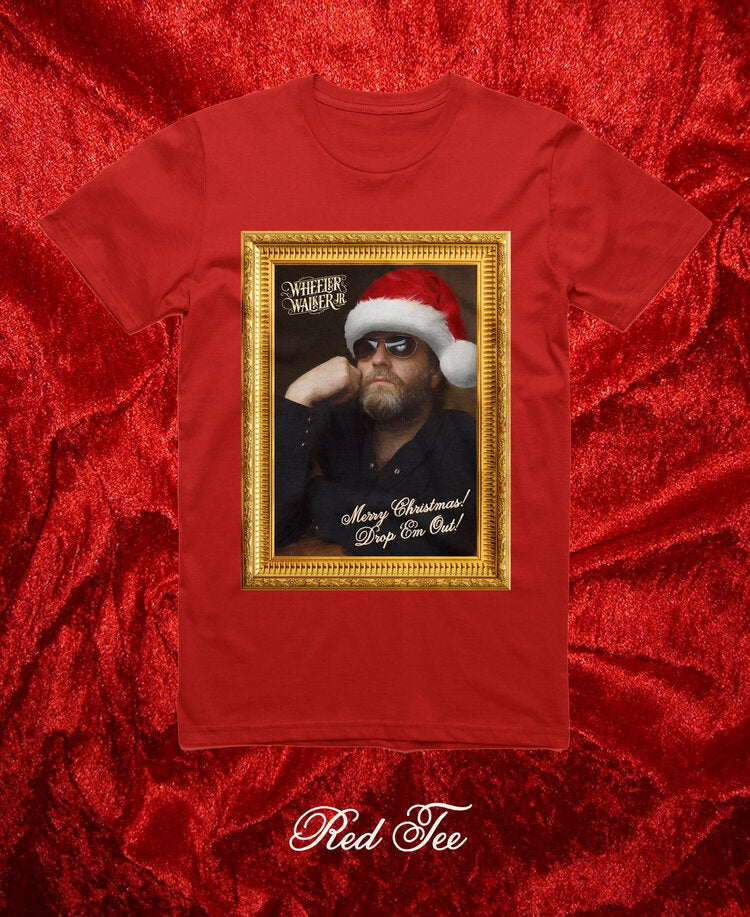 Merry Christmas! Pretty as a Picture - Red Tee