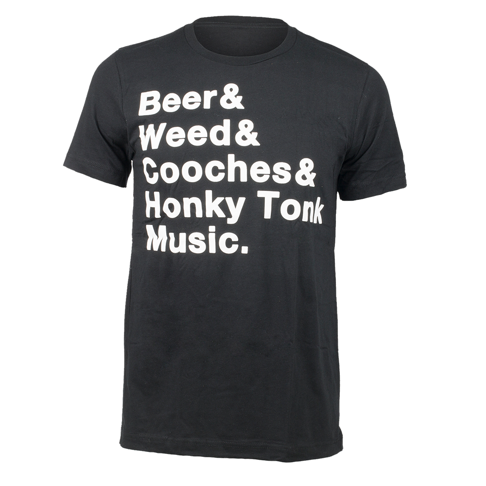 Beer Weed Cooches & Music Tee