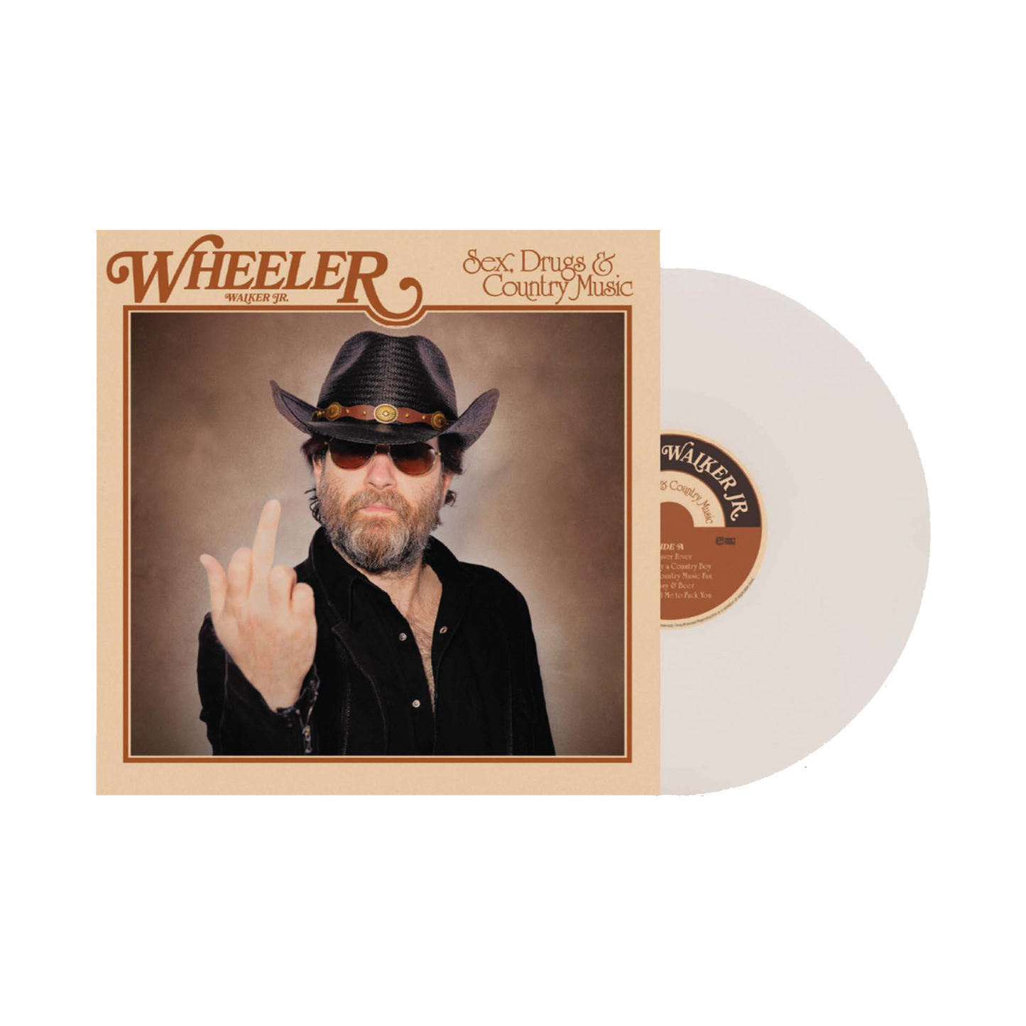 Sex, Drugs & Country Music Vinyl - Natural Translucent
