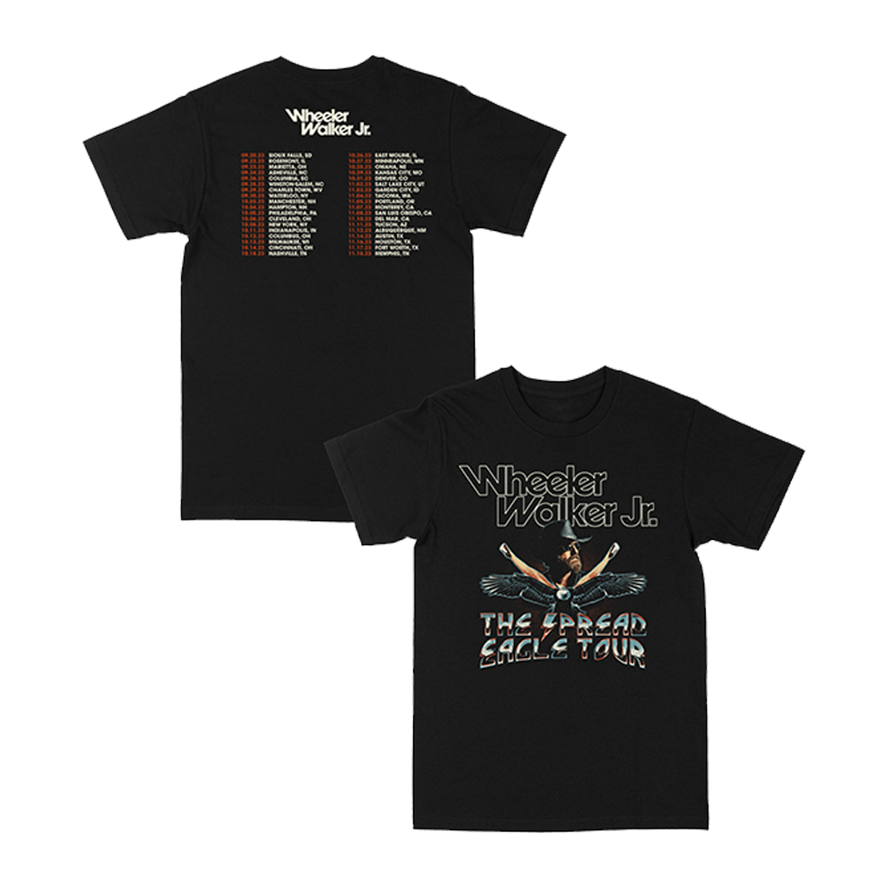 Spread Eagle 2023 Tour TShirt Wheeler Walker Jr